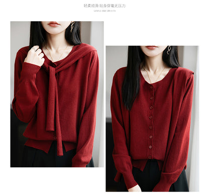 Women's Cardigan Sweater Knit Shawl Wraps Button Tops