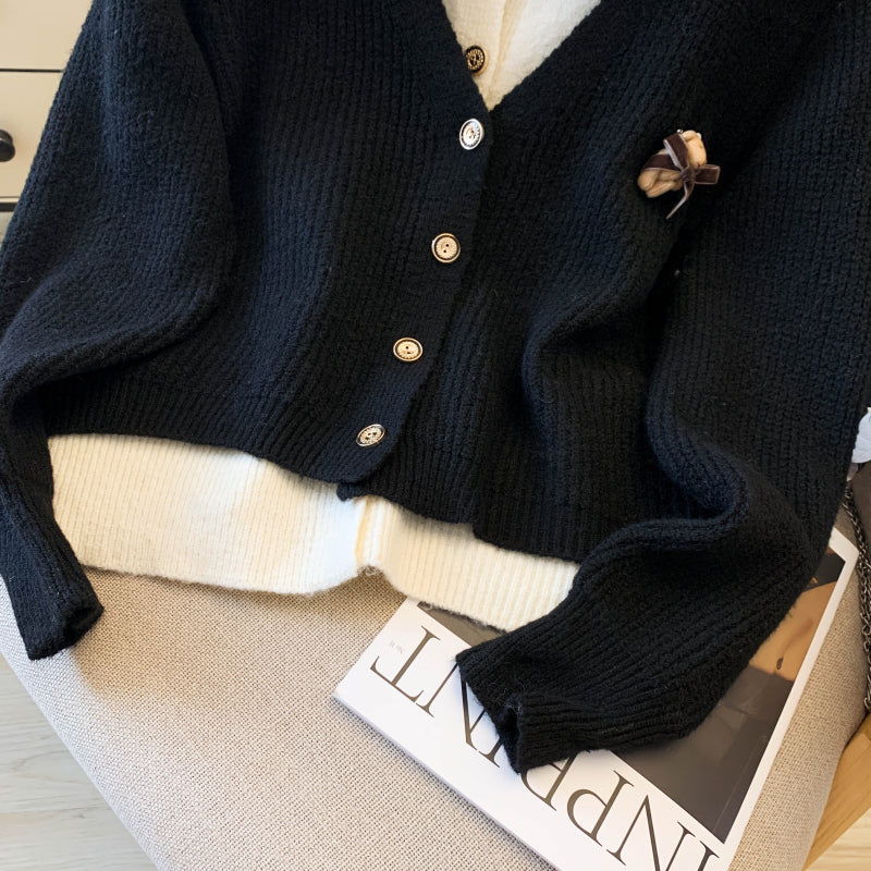 Women's Sweater Cardigan Knit Long Sleeve Button Outfits