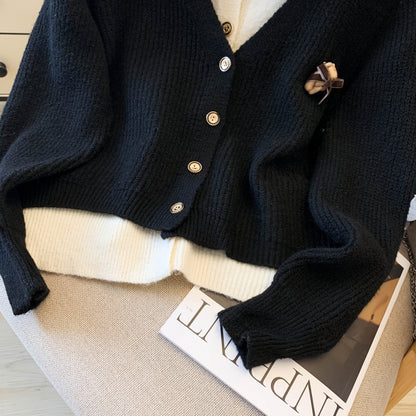 Women's Sweater Cardigan Knit Long Sleeve Button Outfits