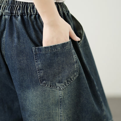 Women's Loose Jeans Baggy Wide Leg Denim Pants