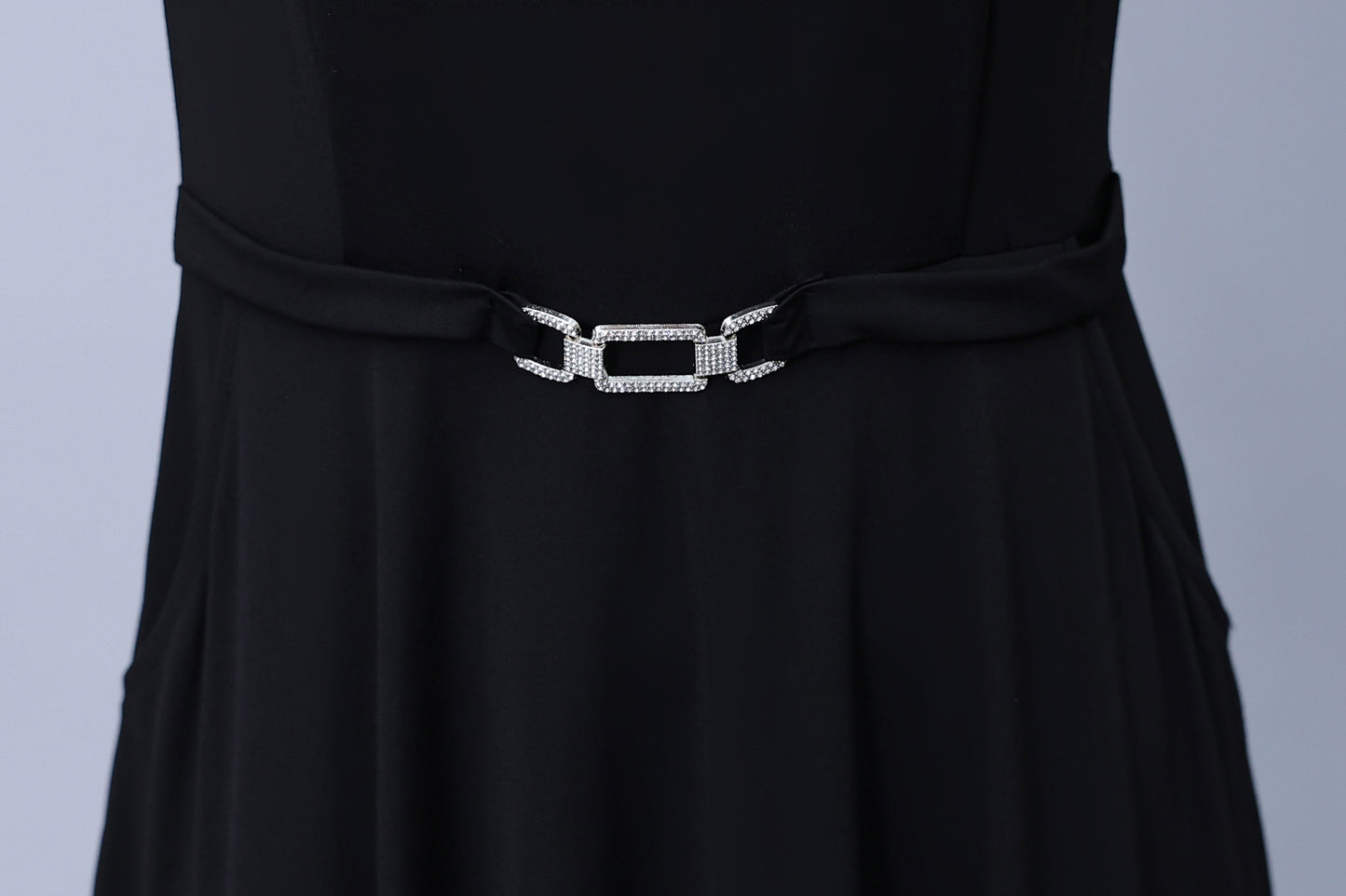 Women's Short Sleeve Pocket A-line Stretch Midi Dress