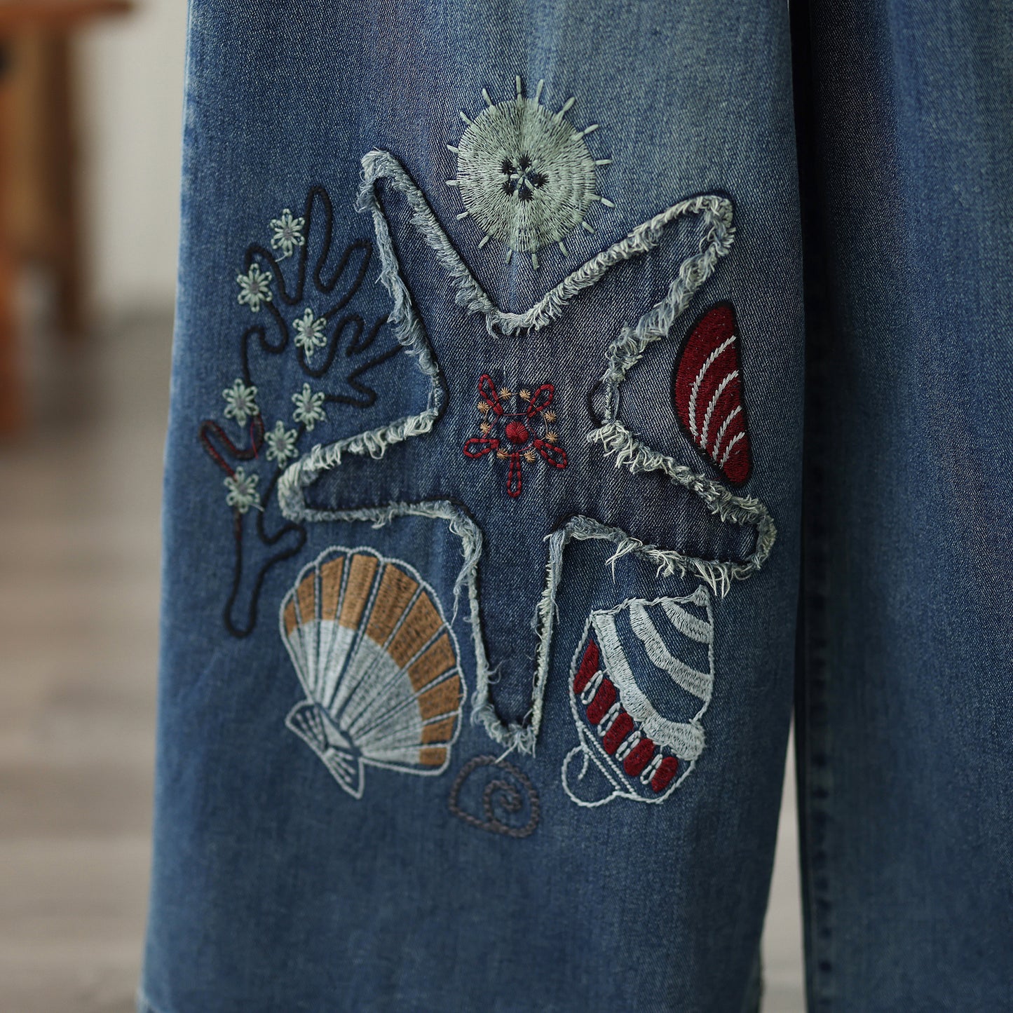 Women's Loose Jeans Baggy Wide Leg Denim Pants