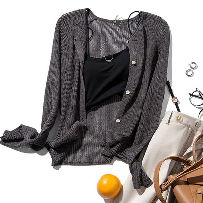 Lightweight Open-Knit Cardigan – Summer Layering Essential