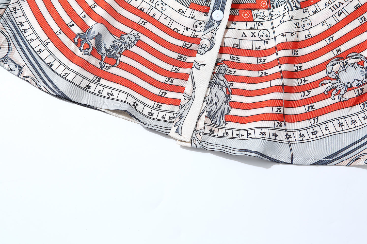 ESY-Women's Shirt Floral Print Long Sleeve Button Top