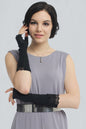 Women's Short Lace Gloves Fingerless Sunscreen Gloves