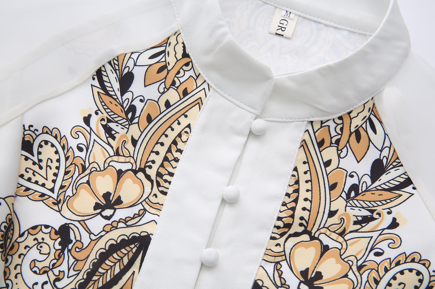 26-Women's Puff Sleeves Floral Print Button Maxi Dress