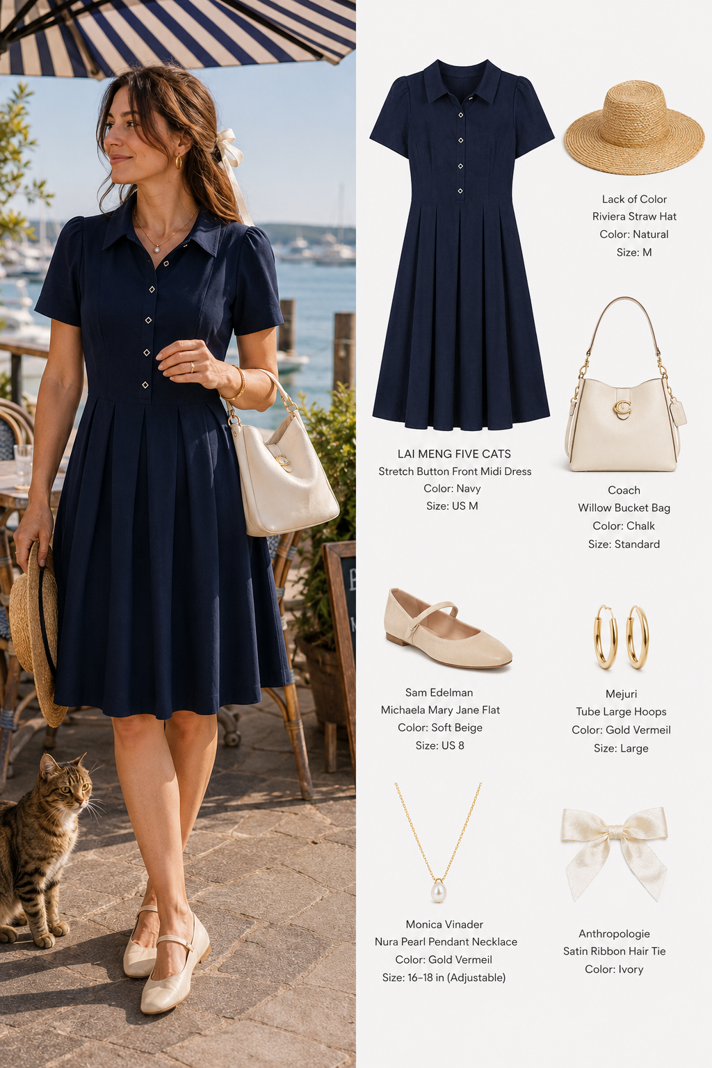 Short Sleeve Stretch Button Front Midi Dress