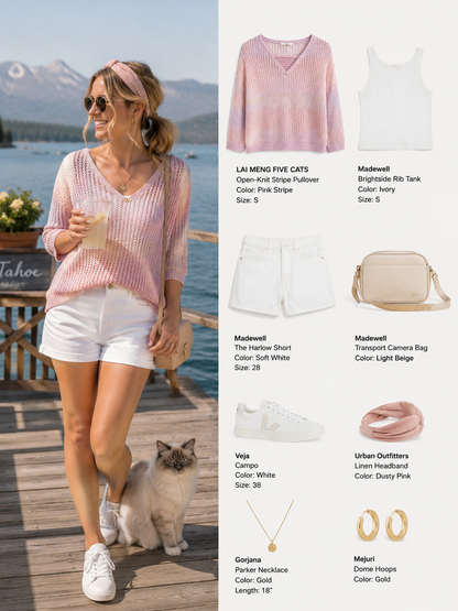 Open-Knit Summer Sweater – Lightweight Coastal Layer