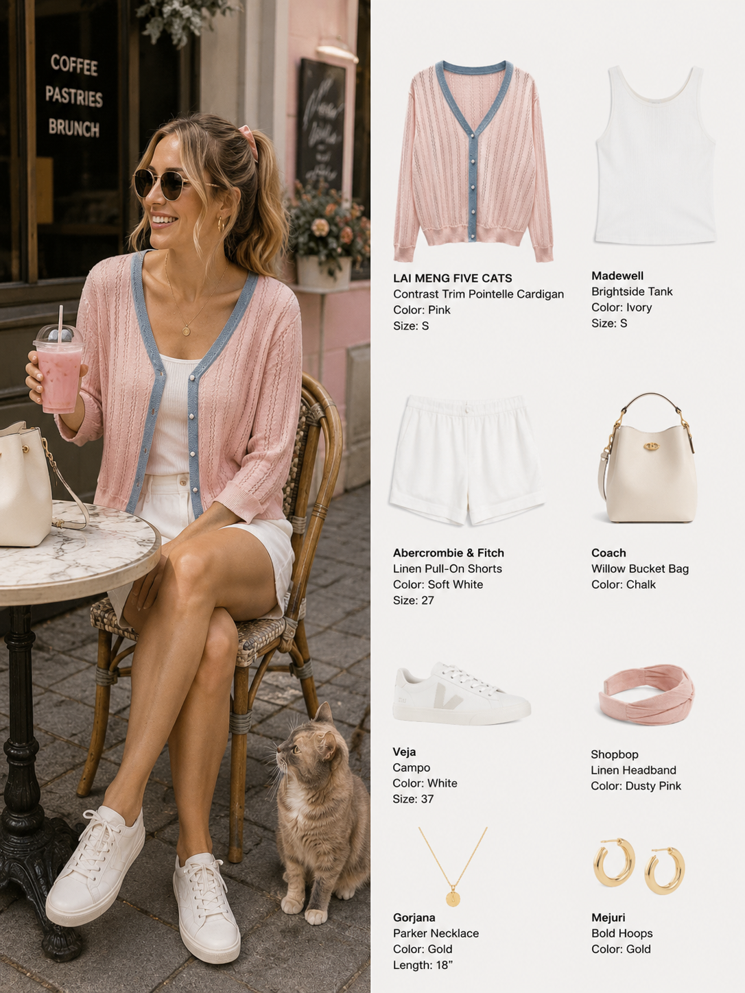 Lightweight Pointelle Knit Cardigan