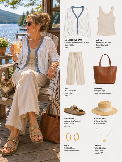 Lightweight Pointelle Knit Cardigan