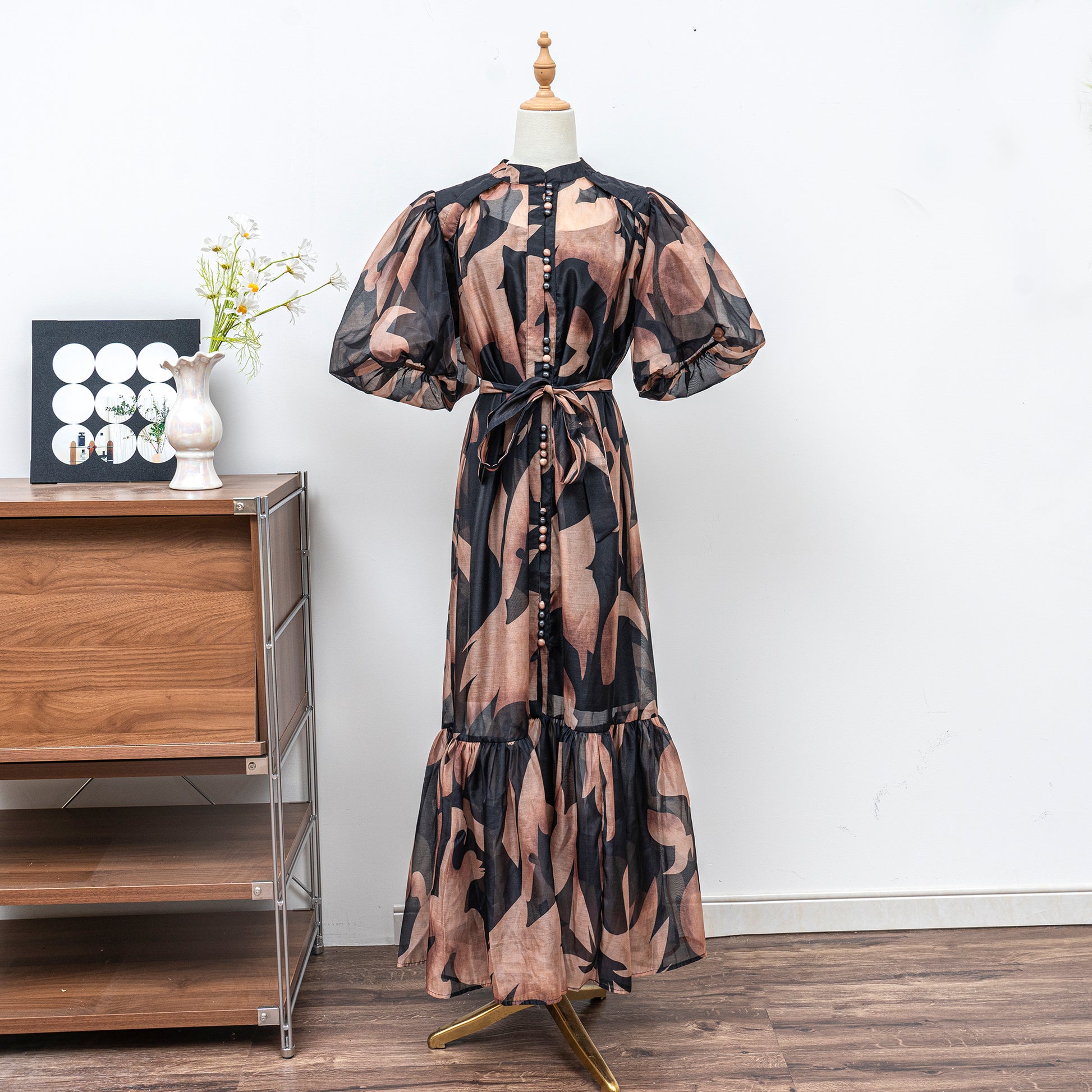 Effortless Elegance Floral Summer Maxi Dress - LAI MENG FIVE CATS