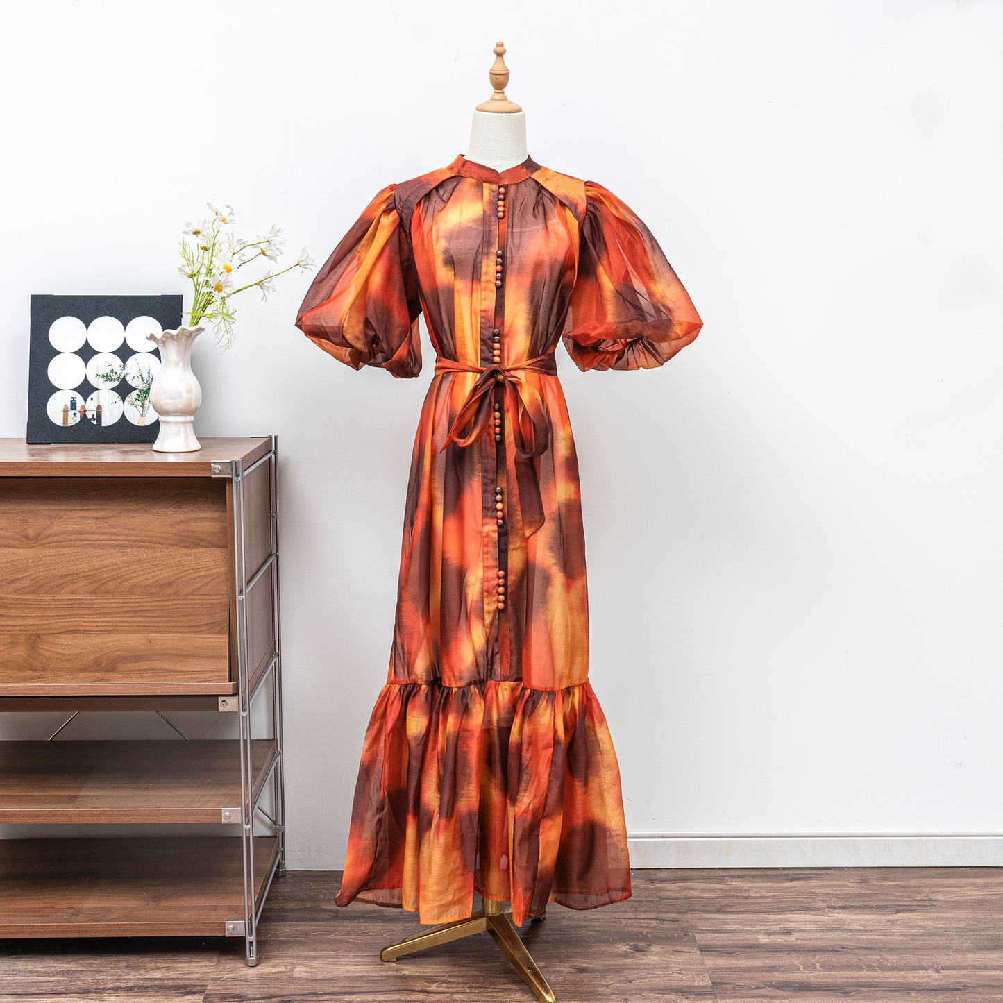 Effortless Elegance Floral Summer Maxi Dress - LAI MENG FIVE CATS