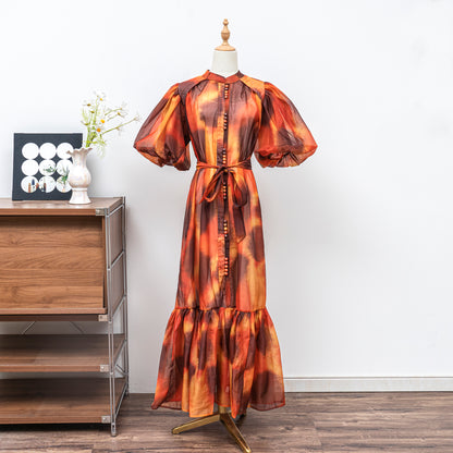 Effortless Elegance Floral Summer Maxi Dress - LAI MENG FIVE CATS