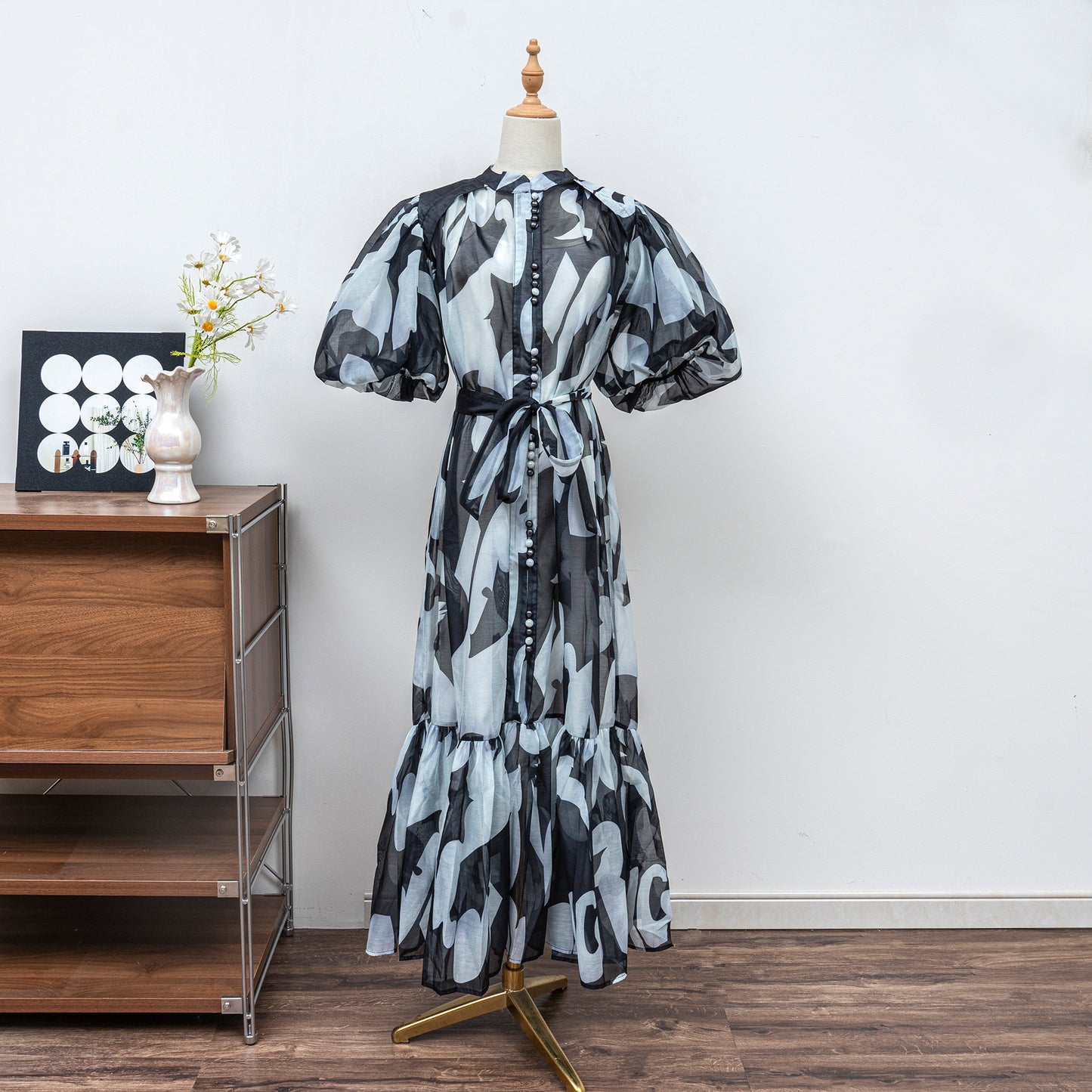 Effortless Elegance Floral Summer Maxi Dress - LAI MENG FIVE CATS