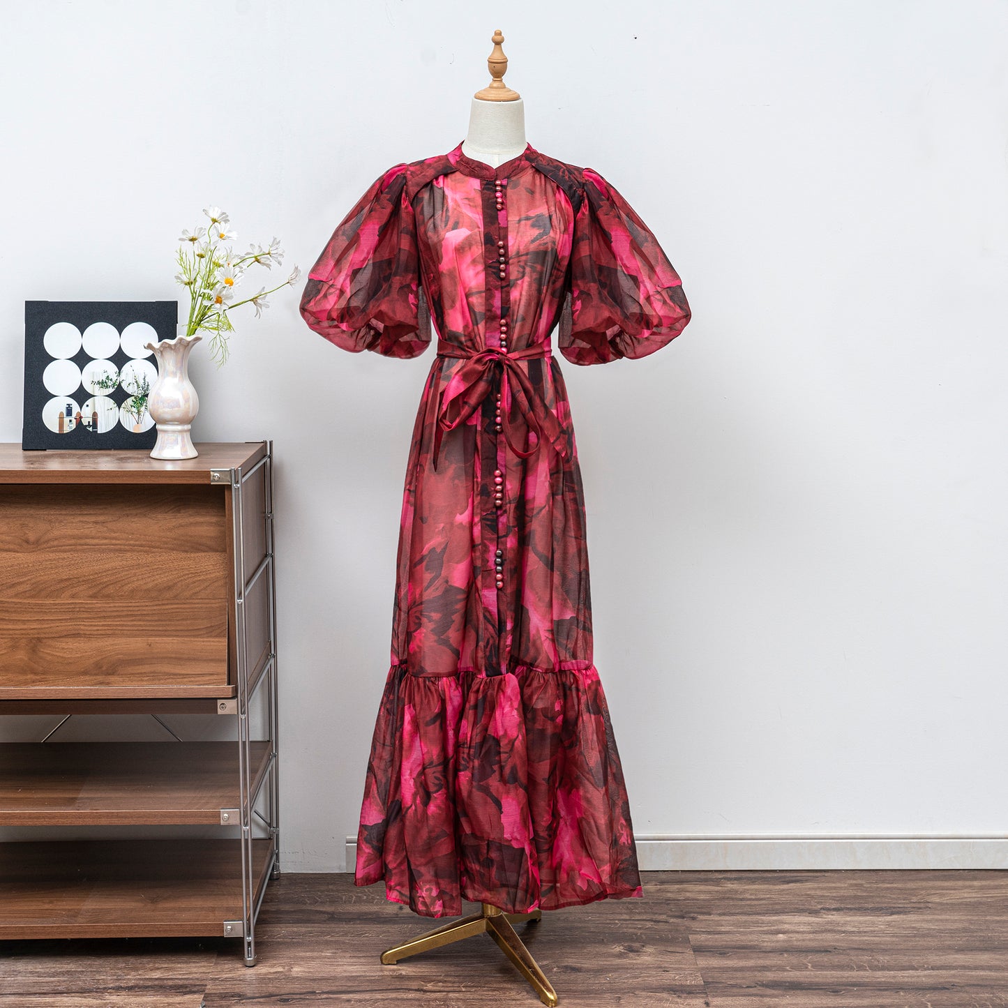 Effortless Elegance Floral Summer Maxi Dress - LAI MENG FIVE CATS