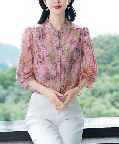 Botanical Print Blouse | Soft Romantic Summer Essential