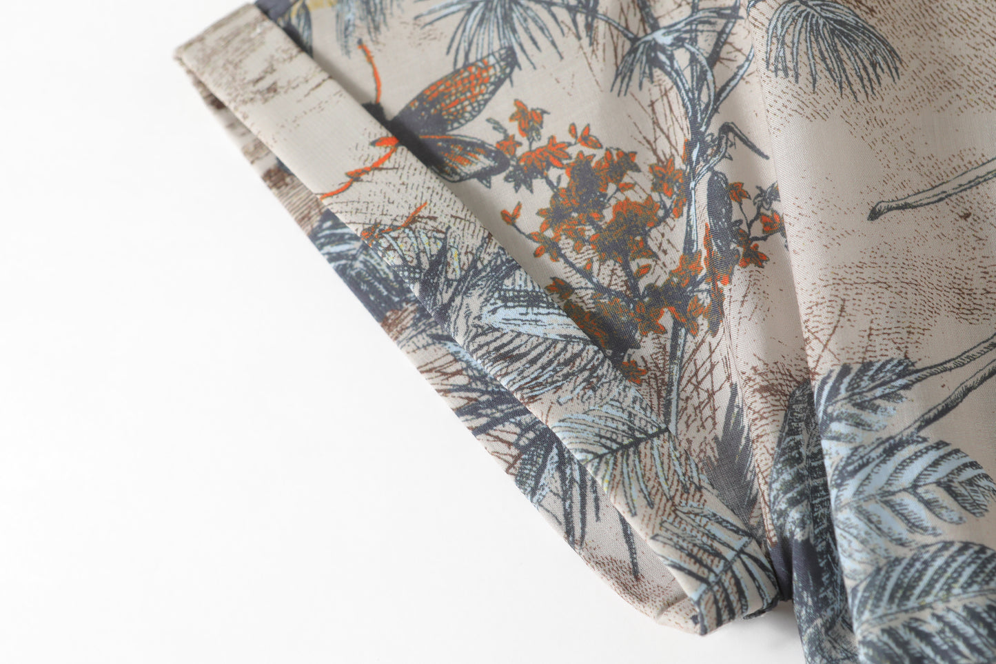 Women's Short Sleeves Print Pocket Button Midi Dress