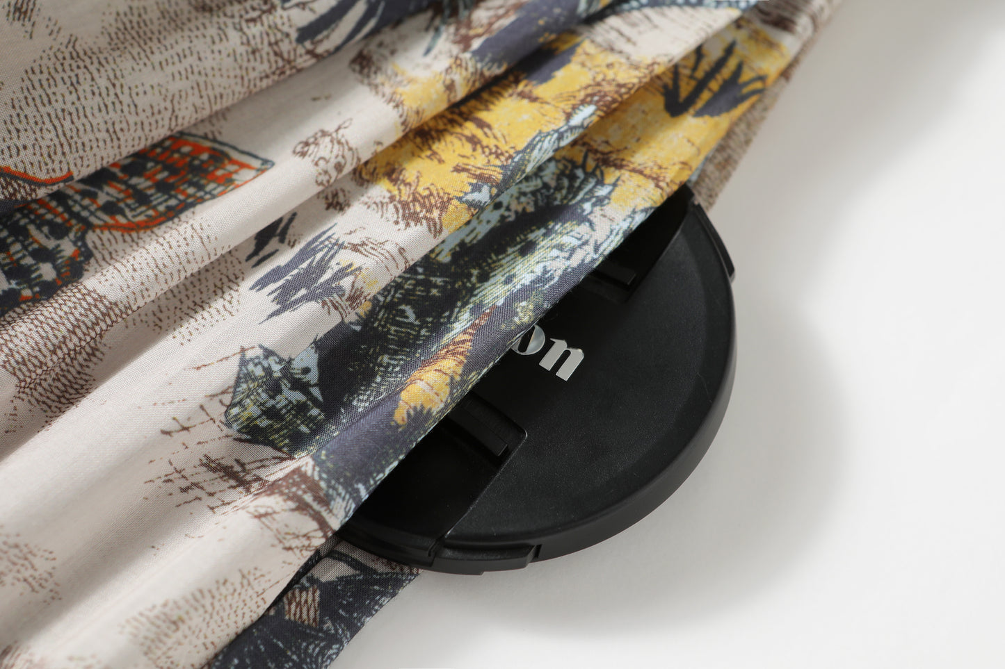 Women's Short Sleeves Print Pocket Button Midi Dress