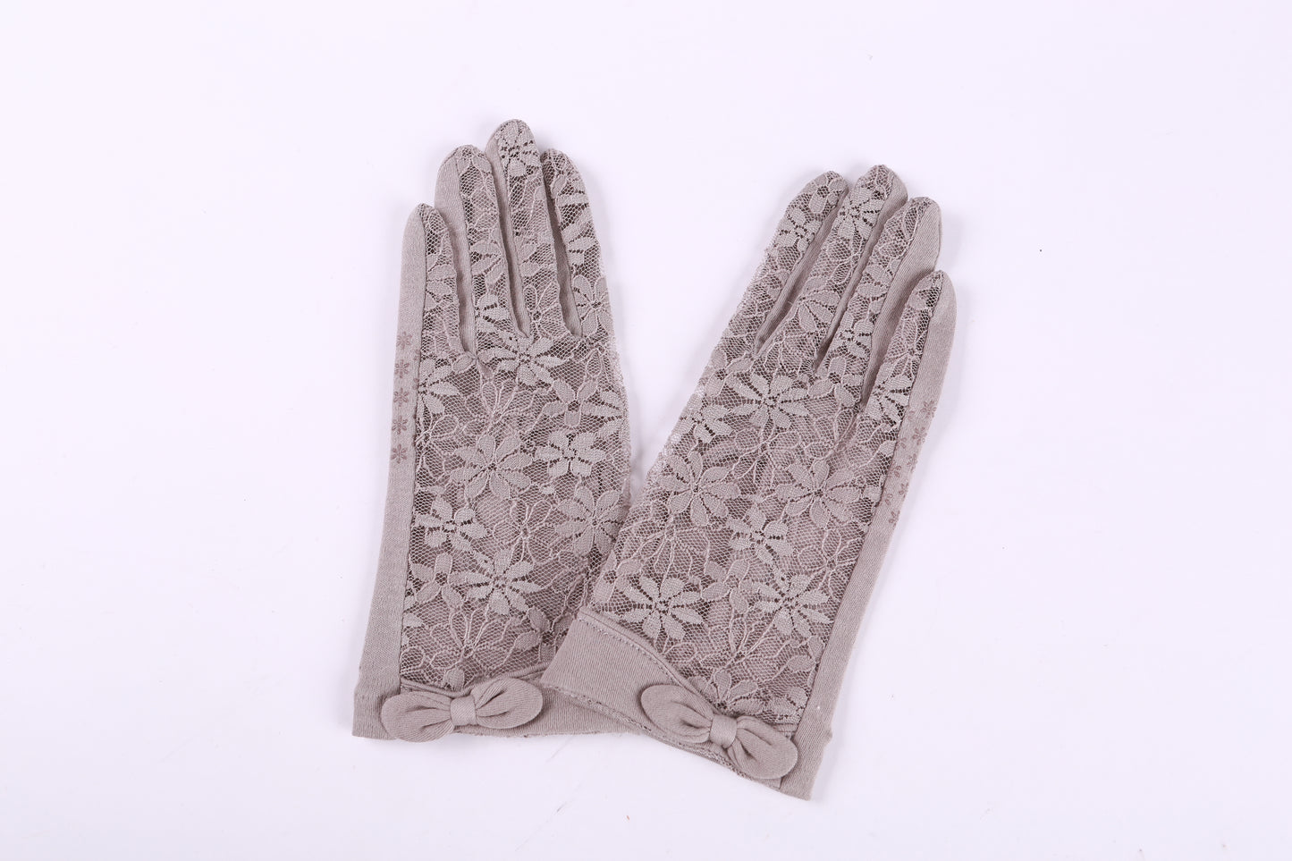 Lace Bow Gloves for Women Sun Uv Protection Gloves