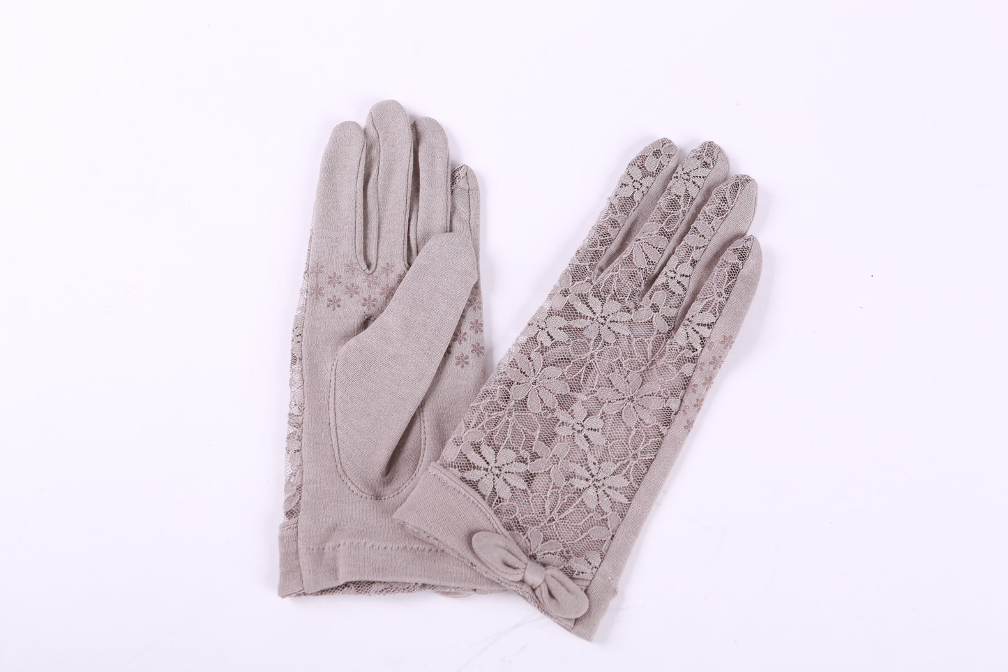 Lace Bow Gloves for Women Sun Uv Protection Gloves