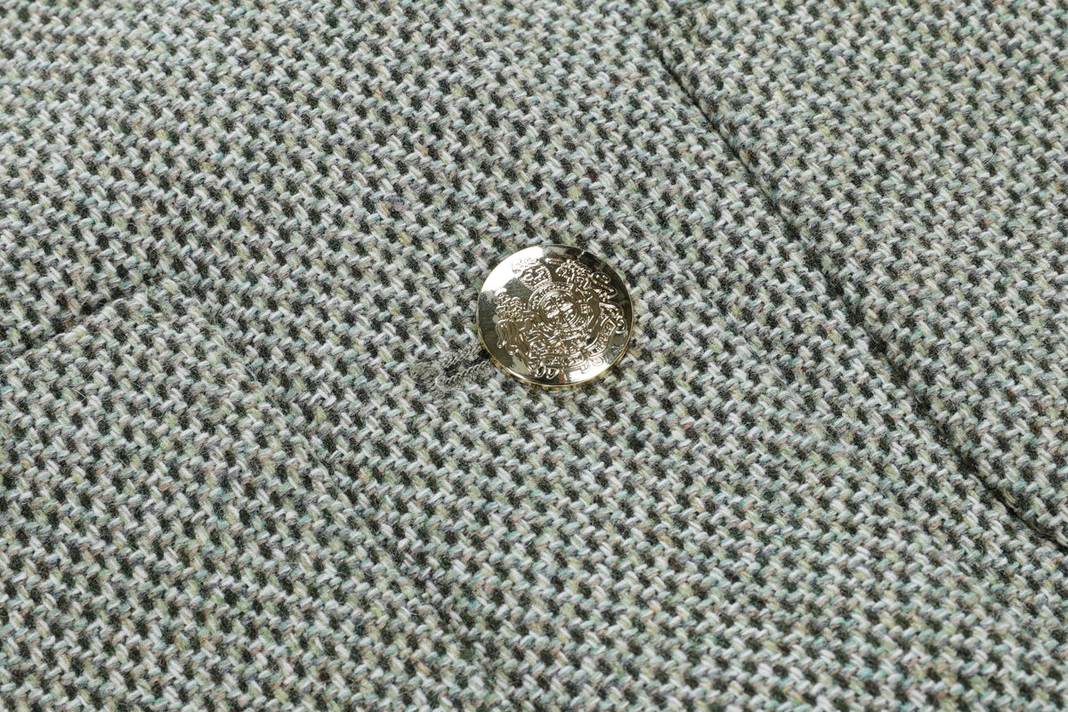 28691-Wool Blend Tweed Jacket — Parisian & London-Inspired Style