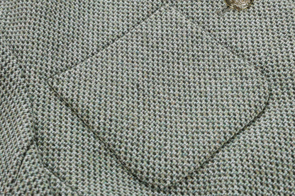 28691-Wool Blend Tweed Jacket — Parisian & London-Inspired Style