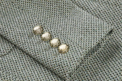 28691-Wool Blend Tweed Jacket — Parisian & London-Inspired Style