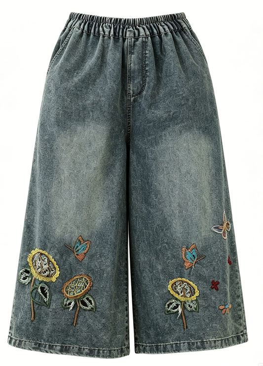 Toronto Distillery Festival Cropped Embroidered Jeans Outfit