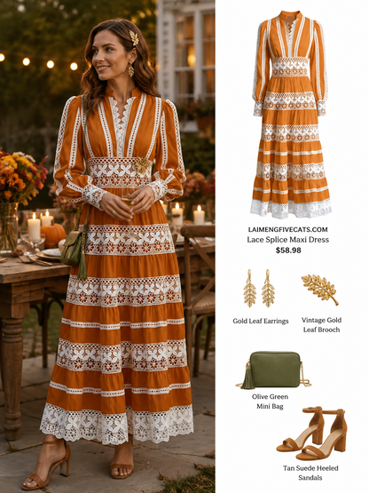 Butter Yellow Lace Maxi Dress | Palm Springs Golden Hour Style - LAI MENG FIVE CATS