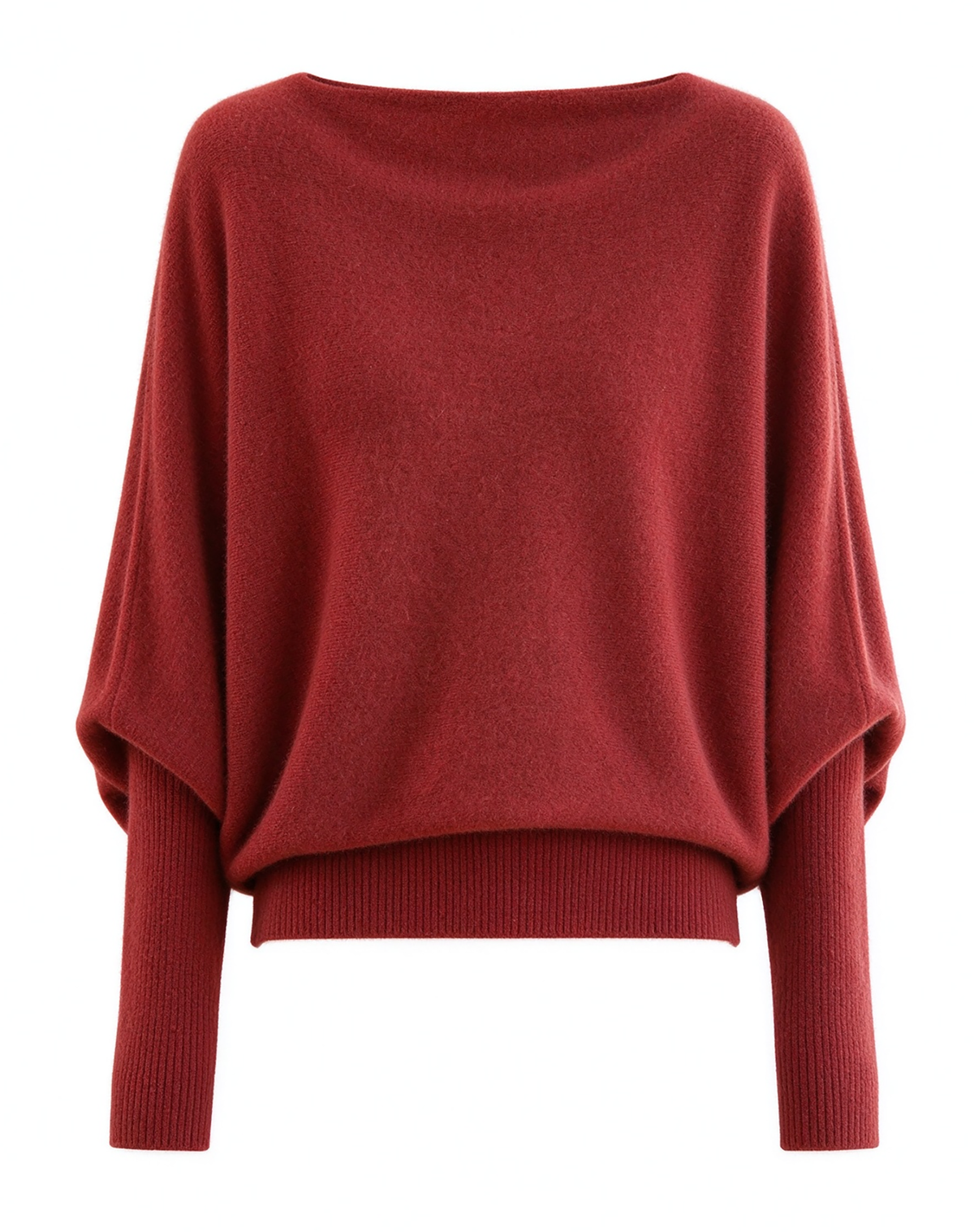 28723 Women's Batwing Sleeve Knit Sweater - LAI MENG FIVE CATS