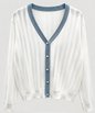 Lightweight Pointelle Knit Cardigan