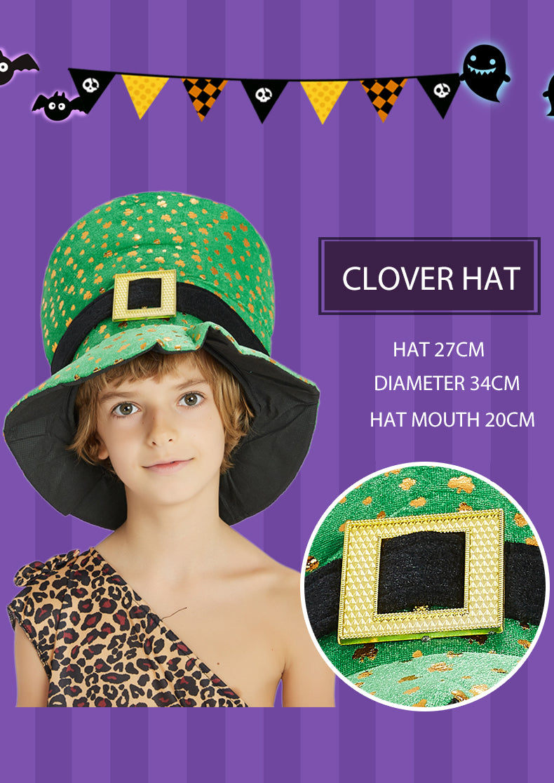 St Patricks Day Clover Hat Headgear