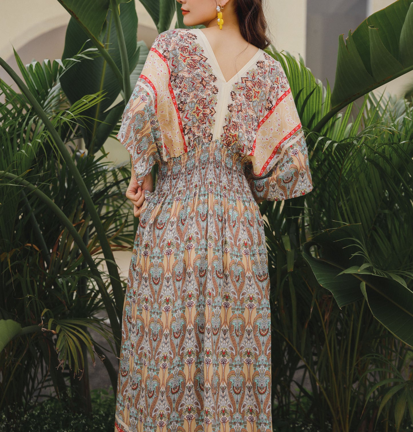 Summer Elegant Bohemian Casual Floral Maxi Dress