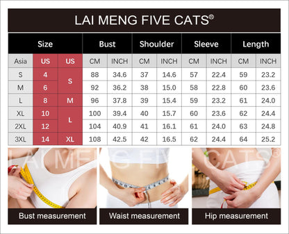 Elegant Long Sleeve Button-Up Blouse Plaid With Tie Neck - LAI MENG FIVE CATS