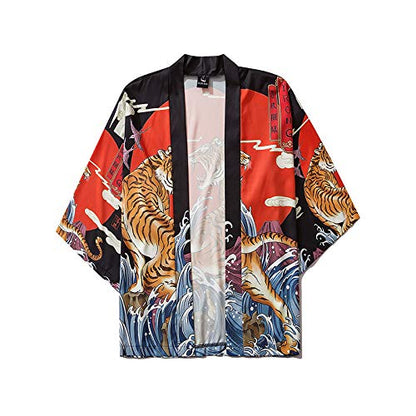 Tiger Kimono Cardigan - LAI MENG FIVE CATS
