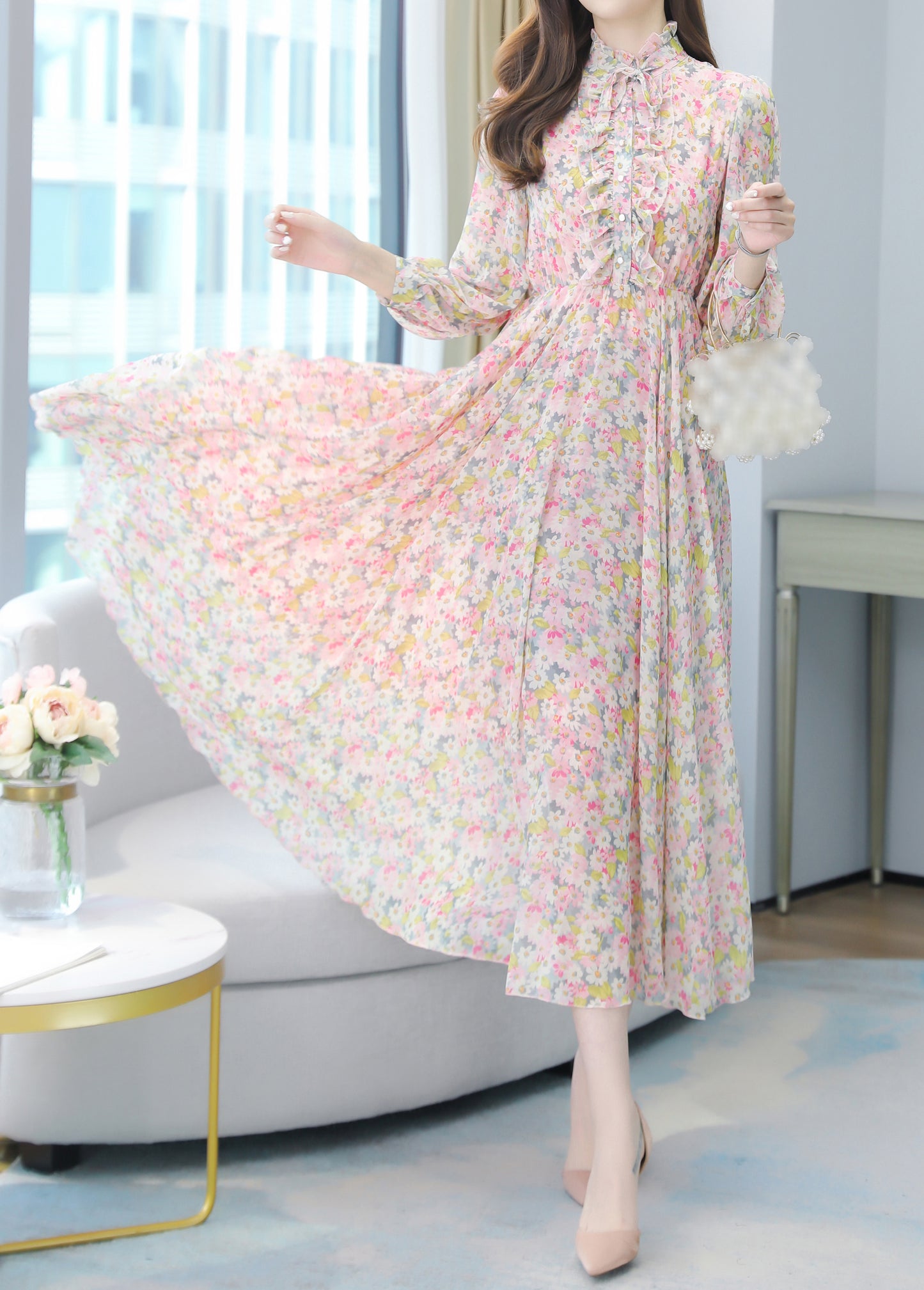 Summer Elegant Bohemian Casual Floral Maxi Dress