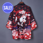 Japanese Kimono Cardigan - LAI MENG FIVE CATS