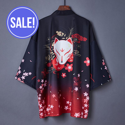 Japanese Kimono Cardigan - LAI MENG FIVE CATS