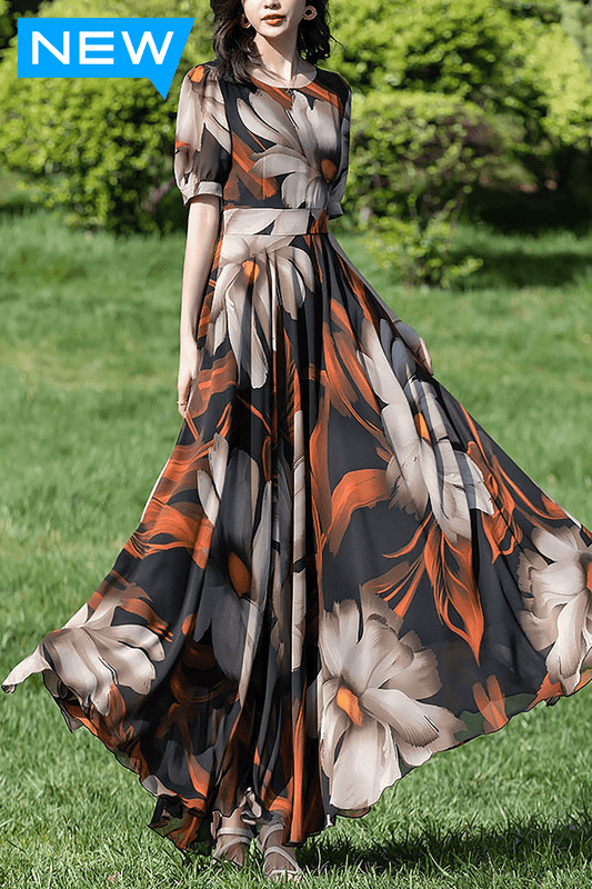 Chinese Painting Style Sleeveless Halter Neck Maxi Dress – LAI MENG FIVE  CATS